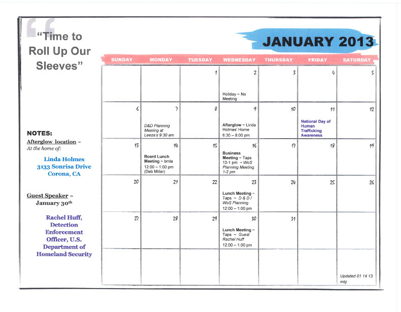 Calendar-Jan-2013