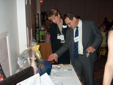 At silent auction - Spring Conference 2005