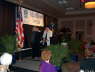 Debbie Murphy reciving the Laurel Society plaque - Spring Conference 2005