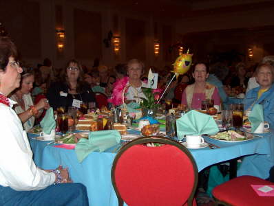 President Valerie at the president's table - Spring Conference 2005